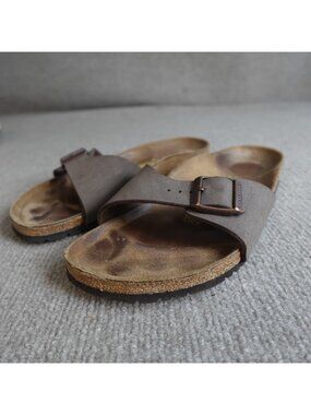 Birkenstock Womens Sandals 10 / 41 Brown Madrid Made in Germany